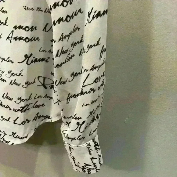 Candie's Black and White Bouse Sz XS - Picture 6 of 11